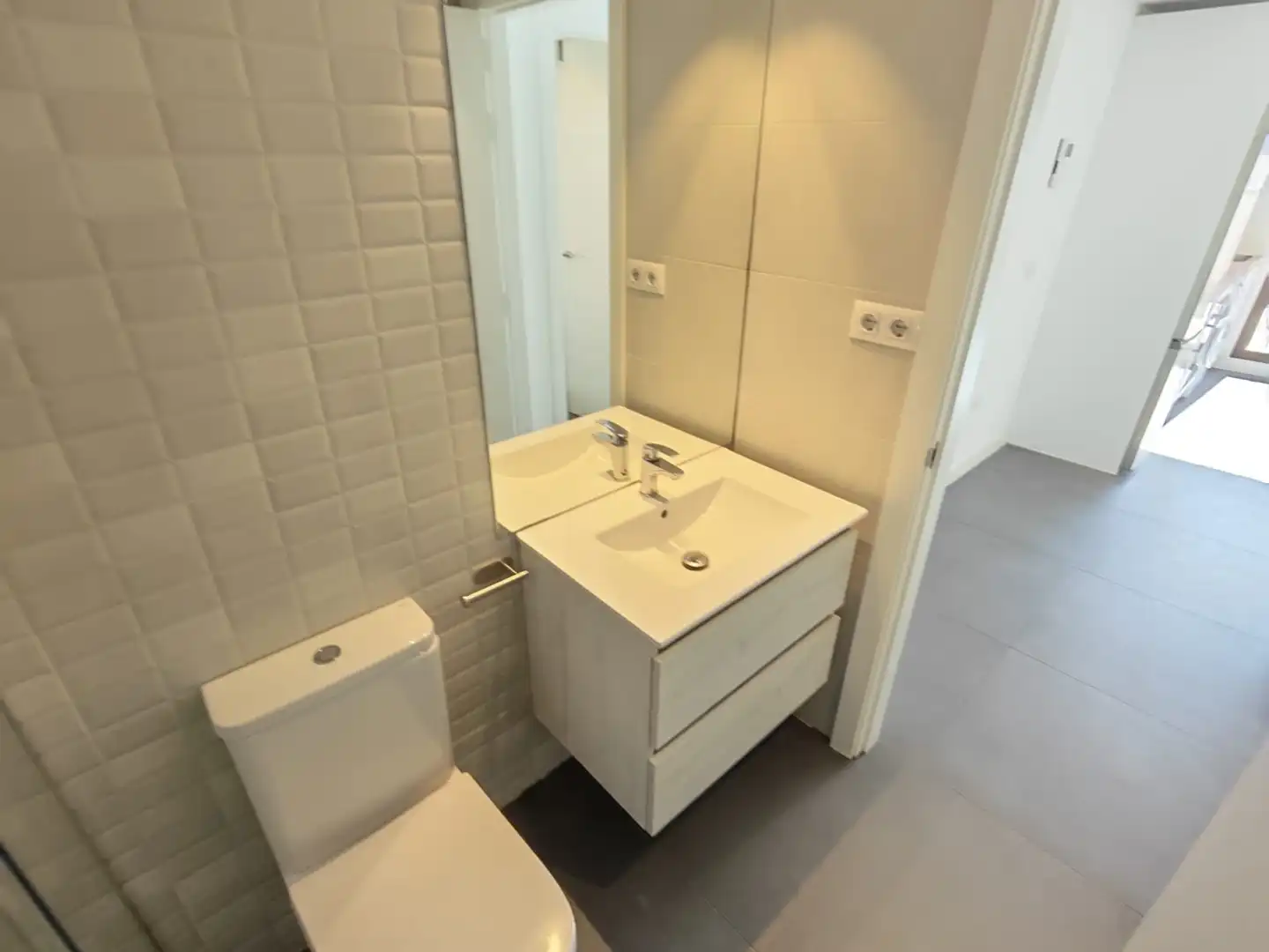 Baño de Ático de alquiler en Murcia con Aire acondicionado, Terraza y Amueblado