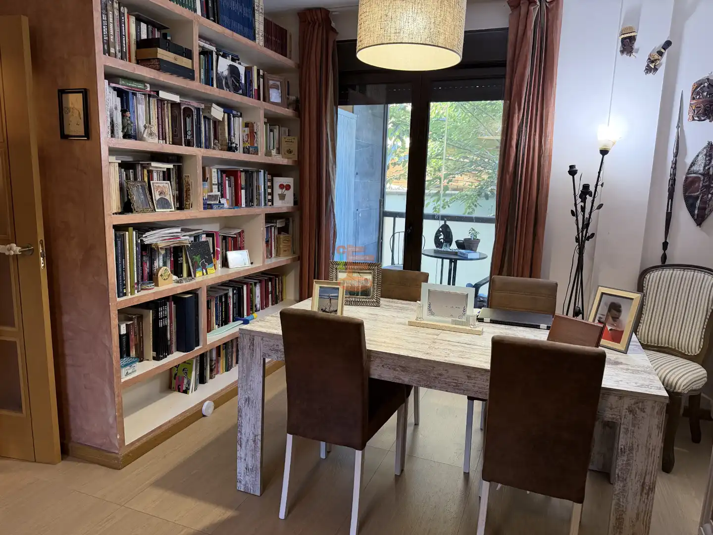 Dining room of Houses for sale in Zaragoza  with Air Conditioner, Heating and Private garden