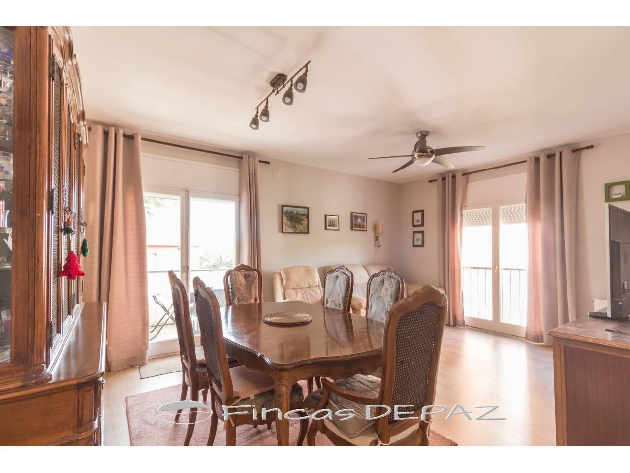 Dining room of Flat for sale in Castelldefels  with Heating, Parquet flooring and Terrace