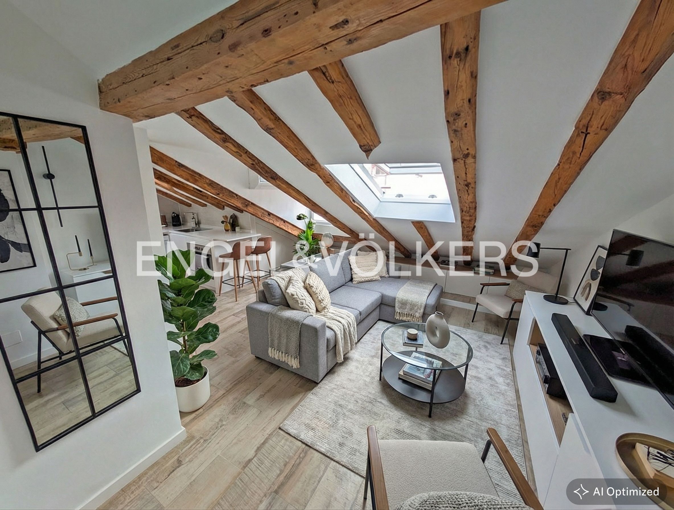 Sala d'estar de Apartament en venda en  Madrid Capital amb Calefacció