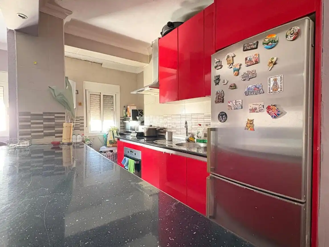 Kitchen of Flat for sale in Málaga  with Air Conditioner and Terrace