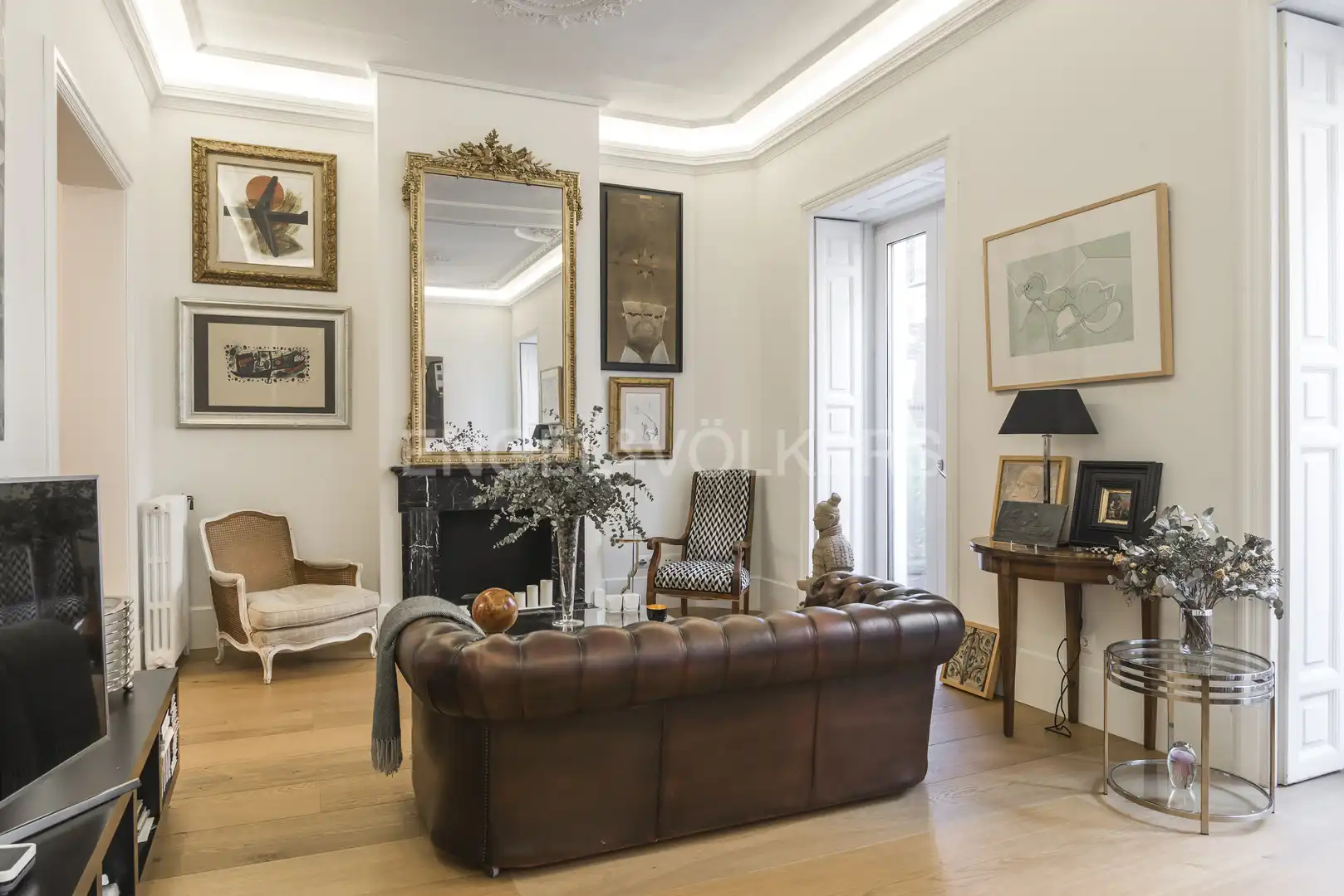 Living room of Flat for rent in Madrid  with Heating and Furnished