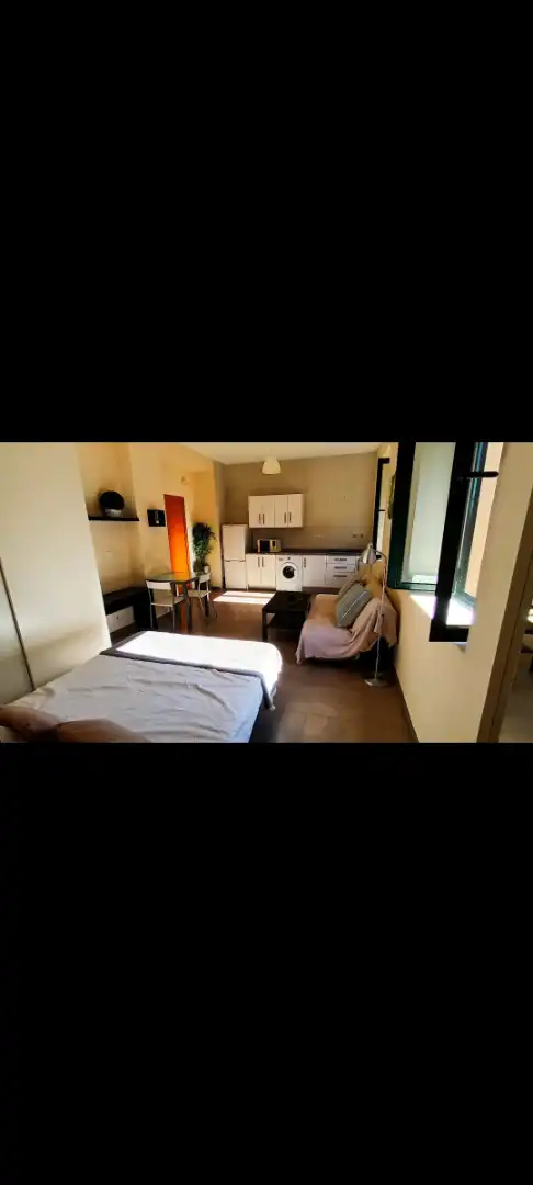 Schlafzimmer von Wohnung zur Miete in Málaga mit Möbliert