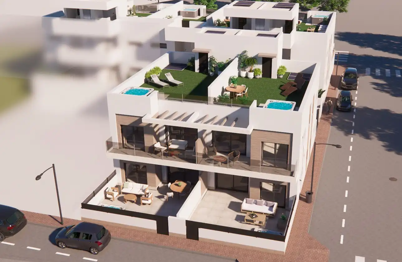 Vista exterior de Ático en venta en Rojales con Aire acondicionado, Calefacción y Terraza