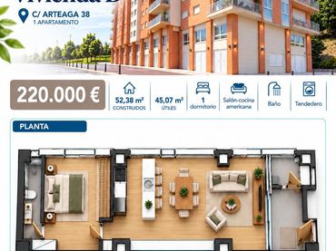Piso con ascensor en venta en Bagatza - San Vicente