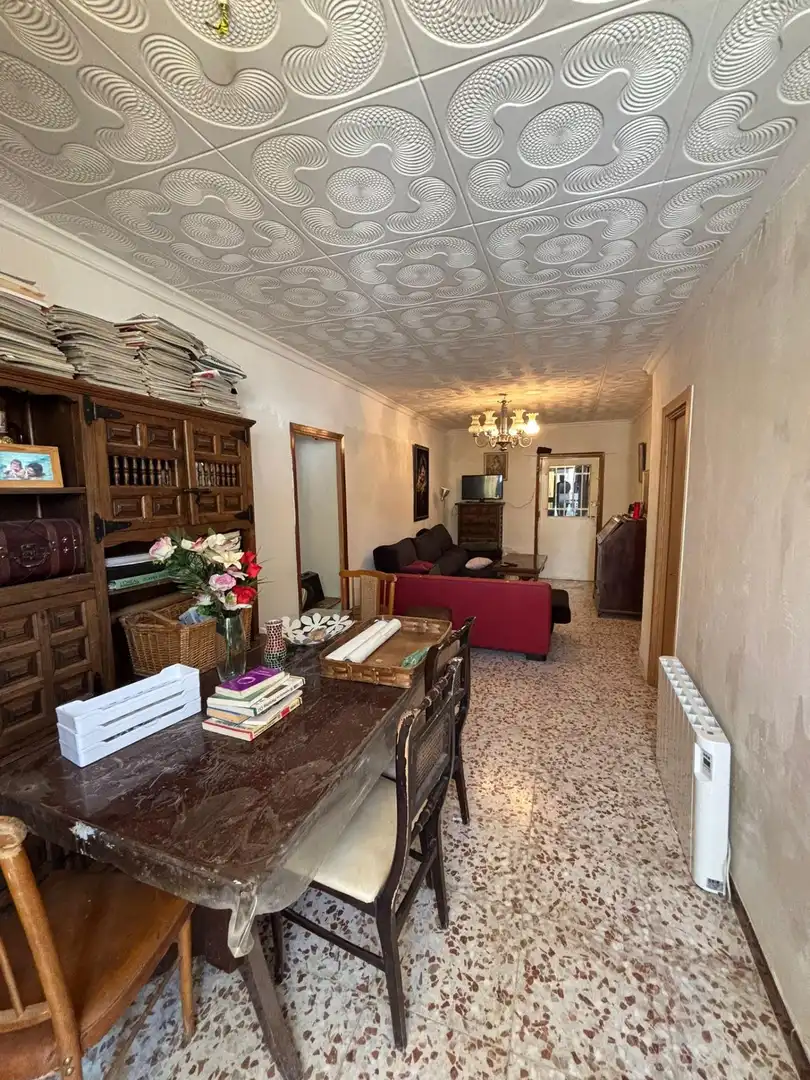 Wohnzimmer von Country house zum Verkauf in Viso del Marqués mit Balkon