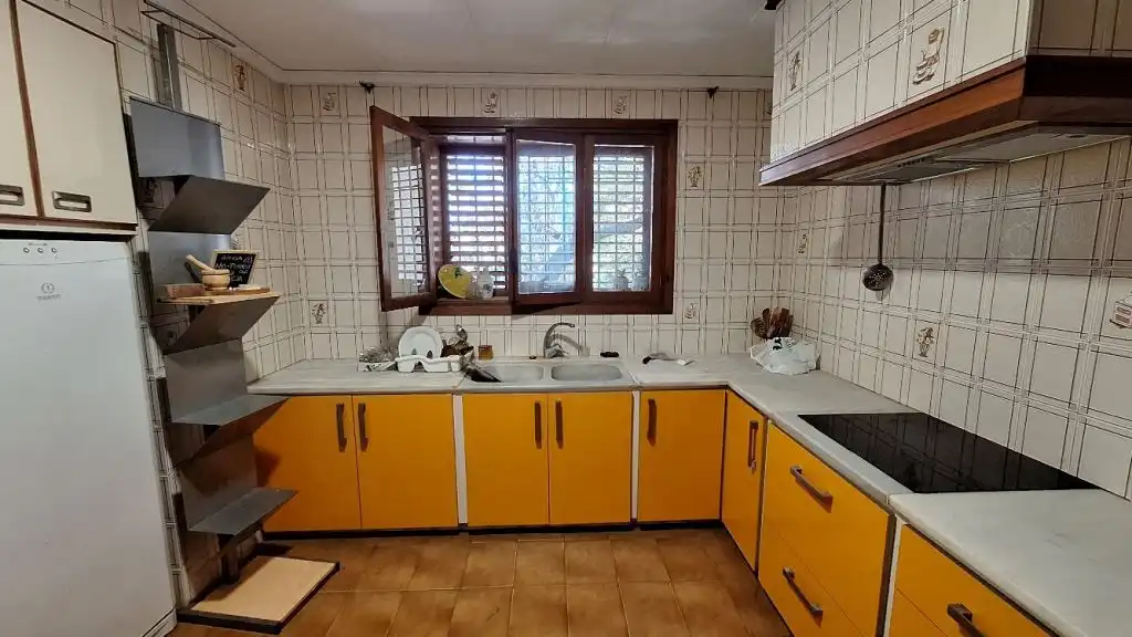 Cuina de Casa o xalet en venda en Rafelguaraf amb Jardí privat, Terrassa i Traster