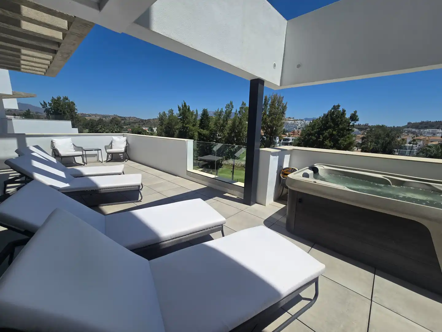 Terrace of Flat for sale in Mijas  with Air Conditioner, Heating and Terrace