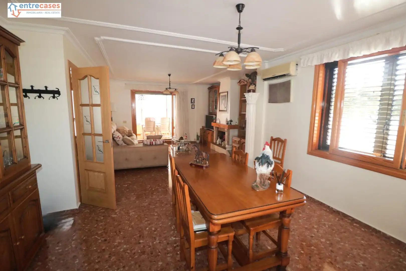 Dining room of Houses for sale in Sagunto / Sagunt  with Air Conditioner, Private garden and Terrace