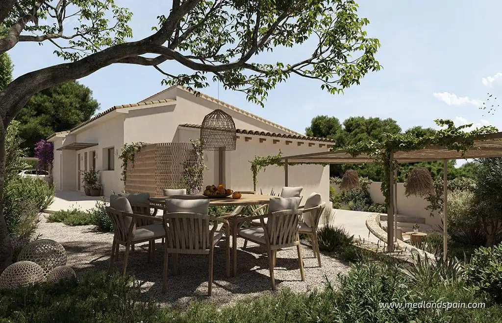 Terraza de Casa o chalet en venta en La Fustera  