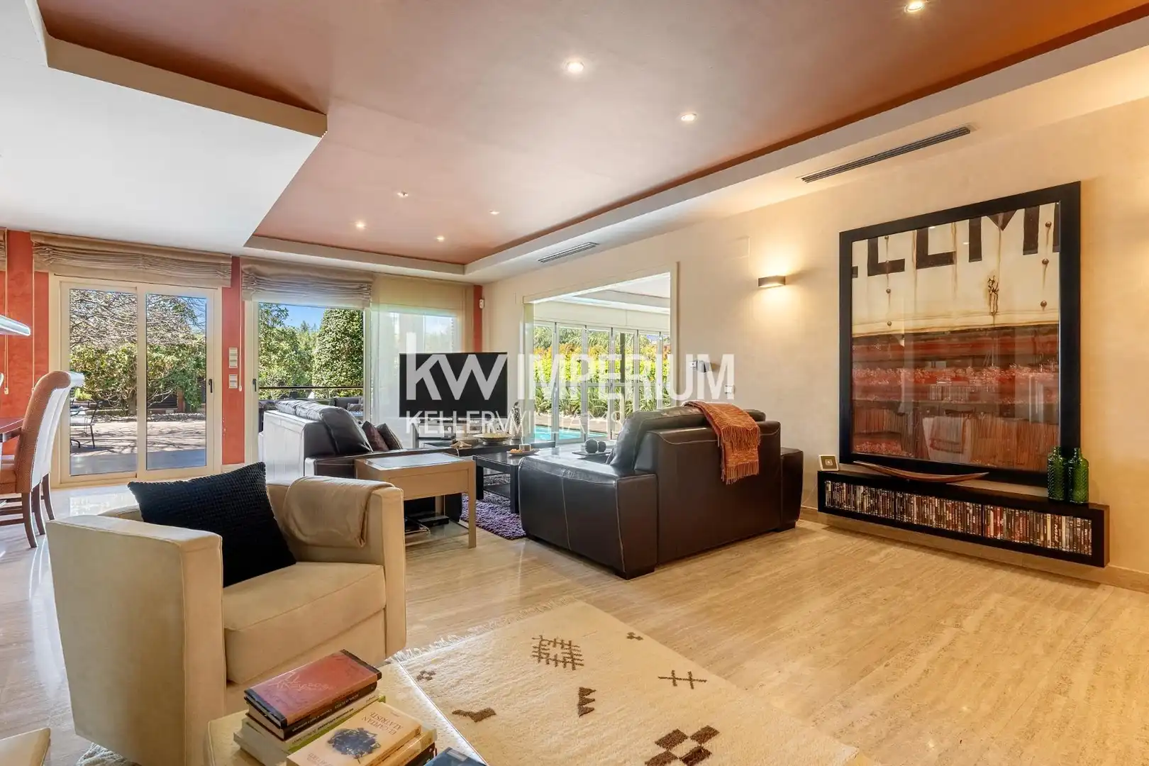 Living room of Houses for sale in Cambrils  with Air Conditioner, Private garden and Terrace