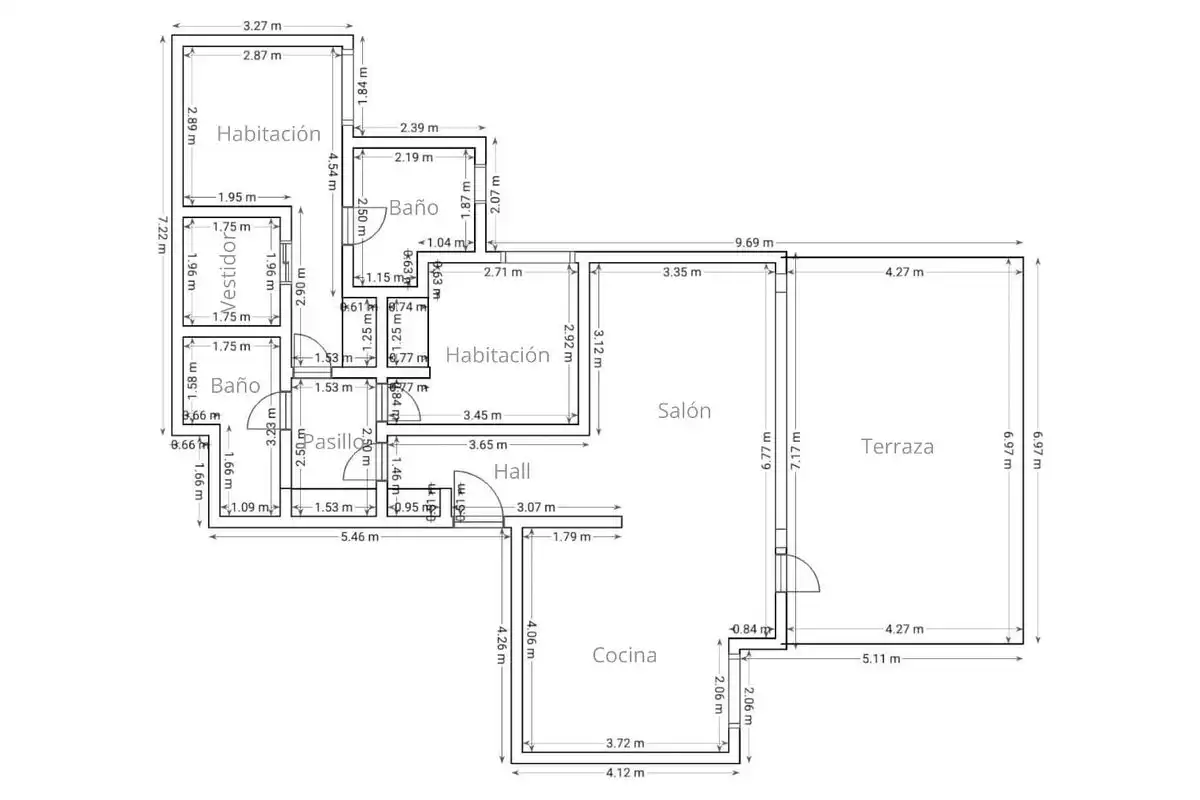 Attic for sale in Madrid  with Air Conditioner, Heating and Private garden