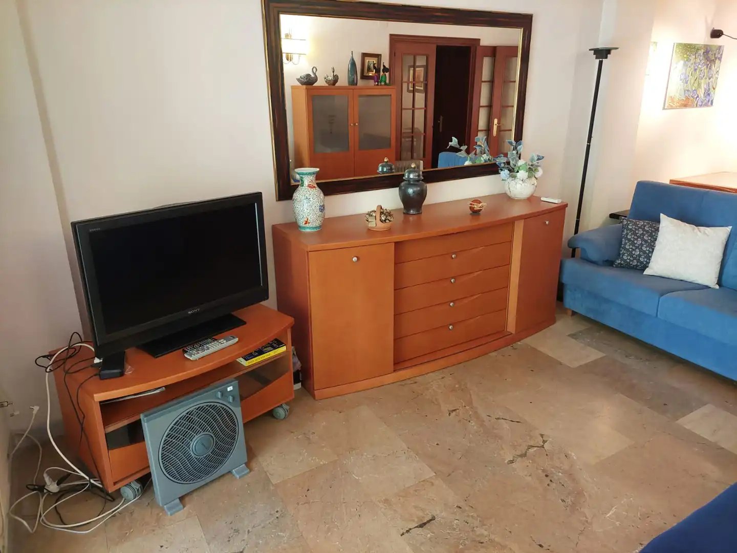 Sala de estar de Piso en venta en Salou con Aire acondicionado, Terraza y Amueblado