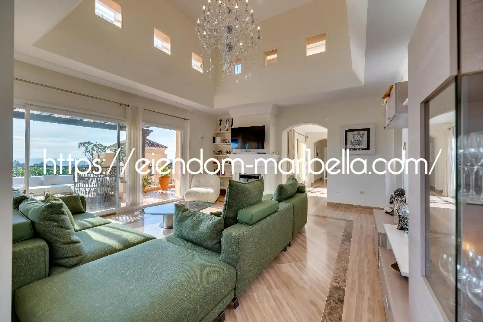 Sala de estar de Apartamento en venta en Marbella con Aire acondicionado, Calefacción y Terraza