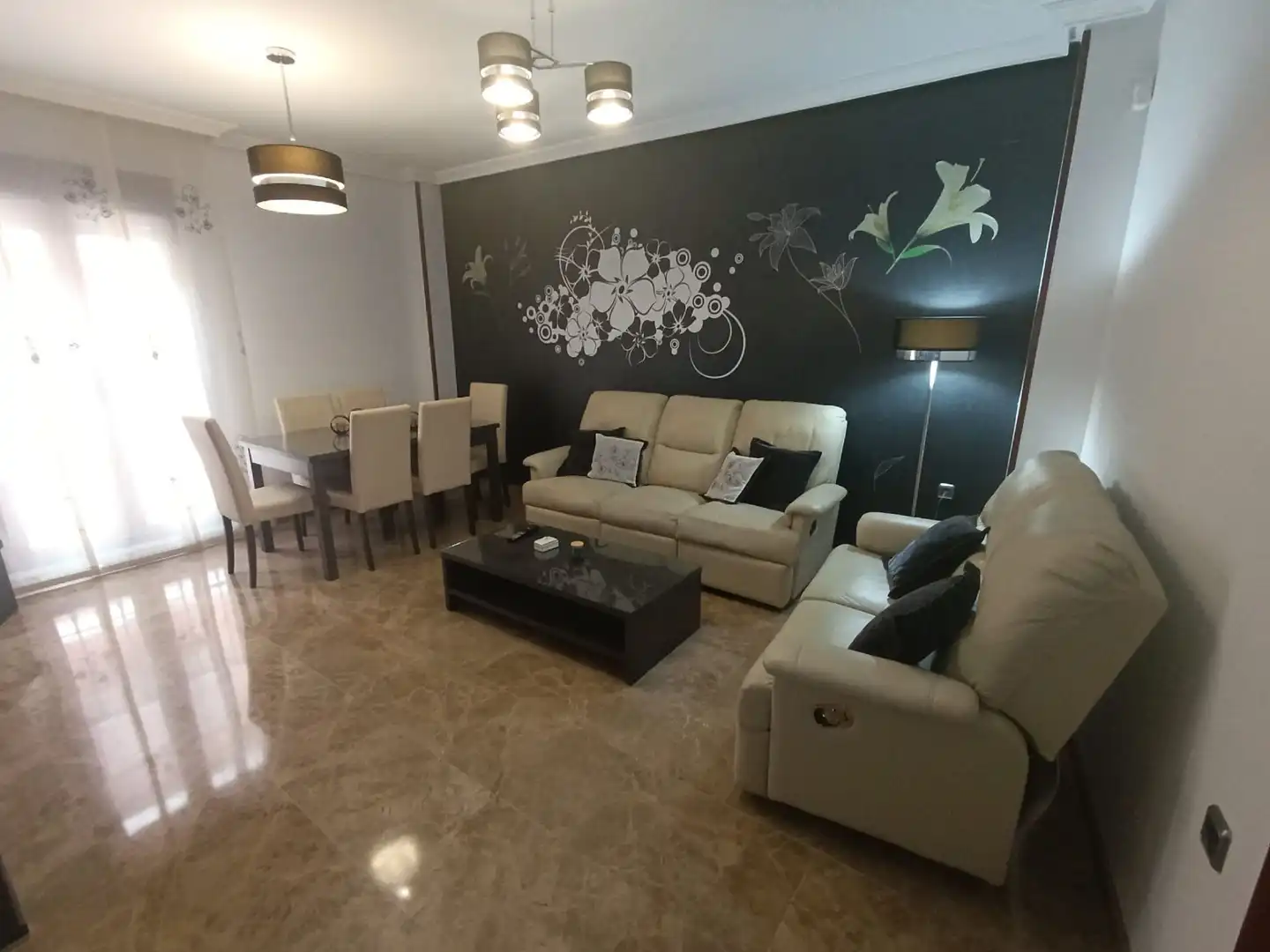 Living room of Flat for rent in Linares  with Air Conditioner, Heating and Storage room