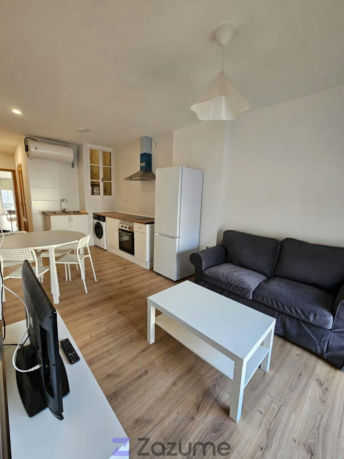 Sala d'estar de Pis de lloguer en Alcoy / Alcoi amb Parquet, Moblat i Forn