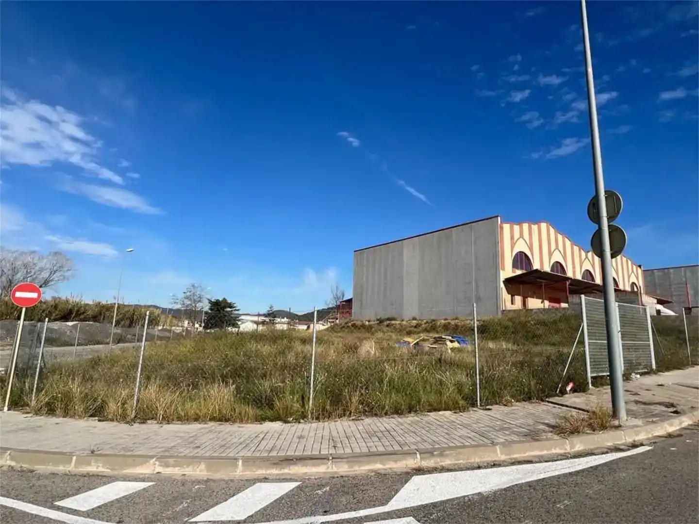 Vista exterior de Terreny industrial en venda en Blanes