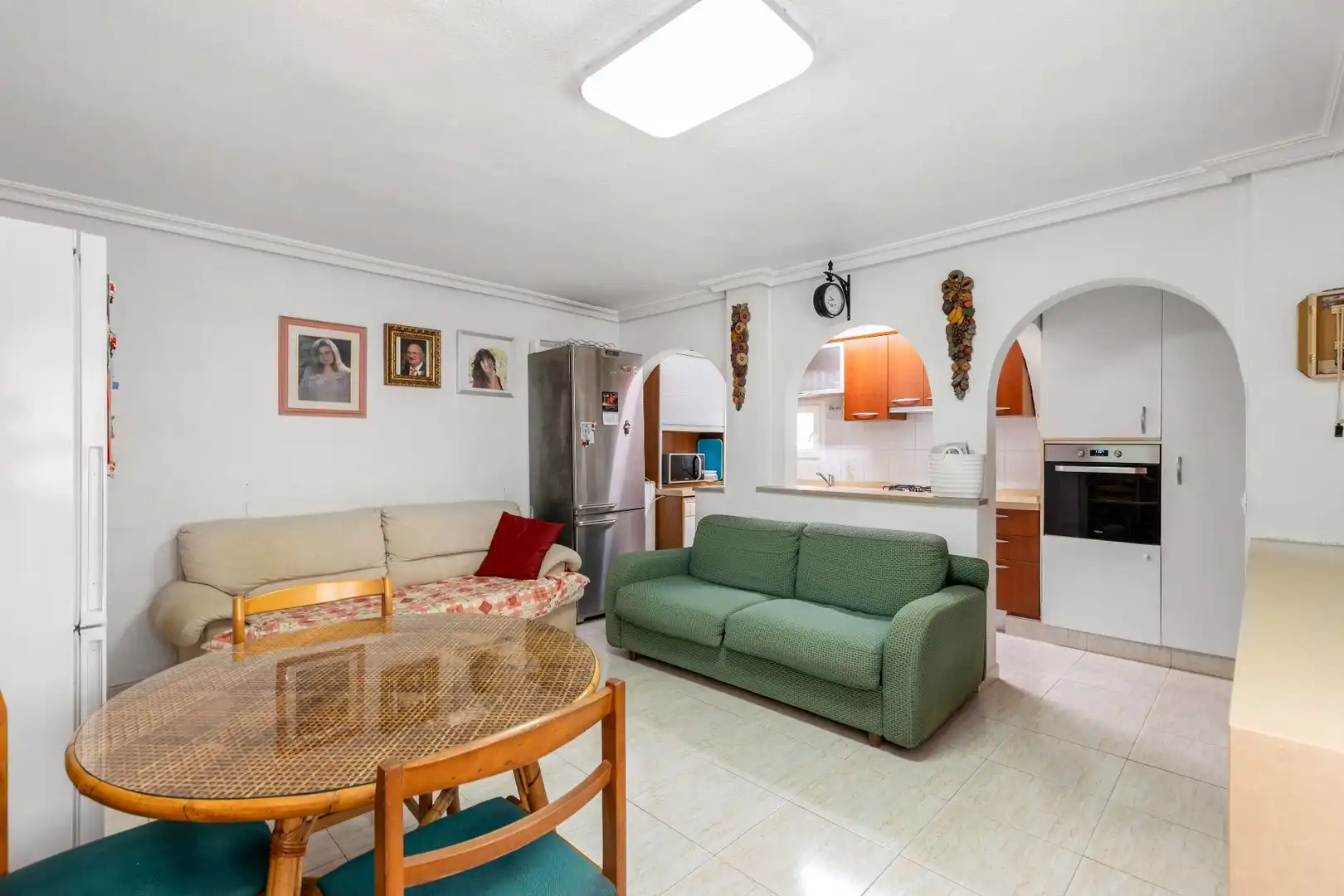 Sala de estar de Casa adosada en venta en Torrevieja con Aire acondicionado, Jardín privado y Terraza