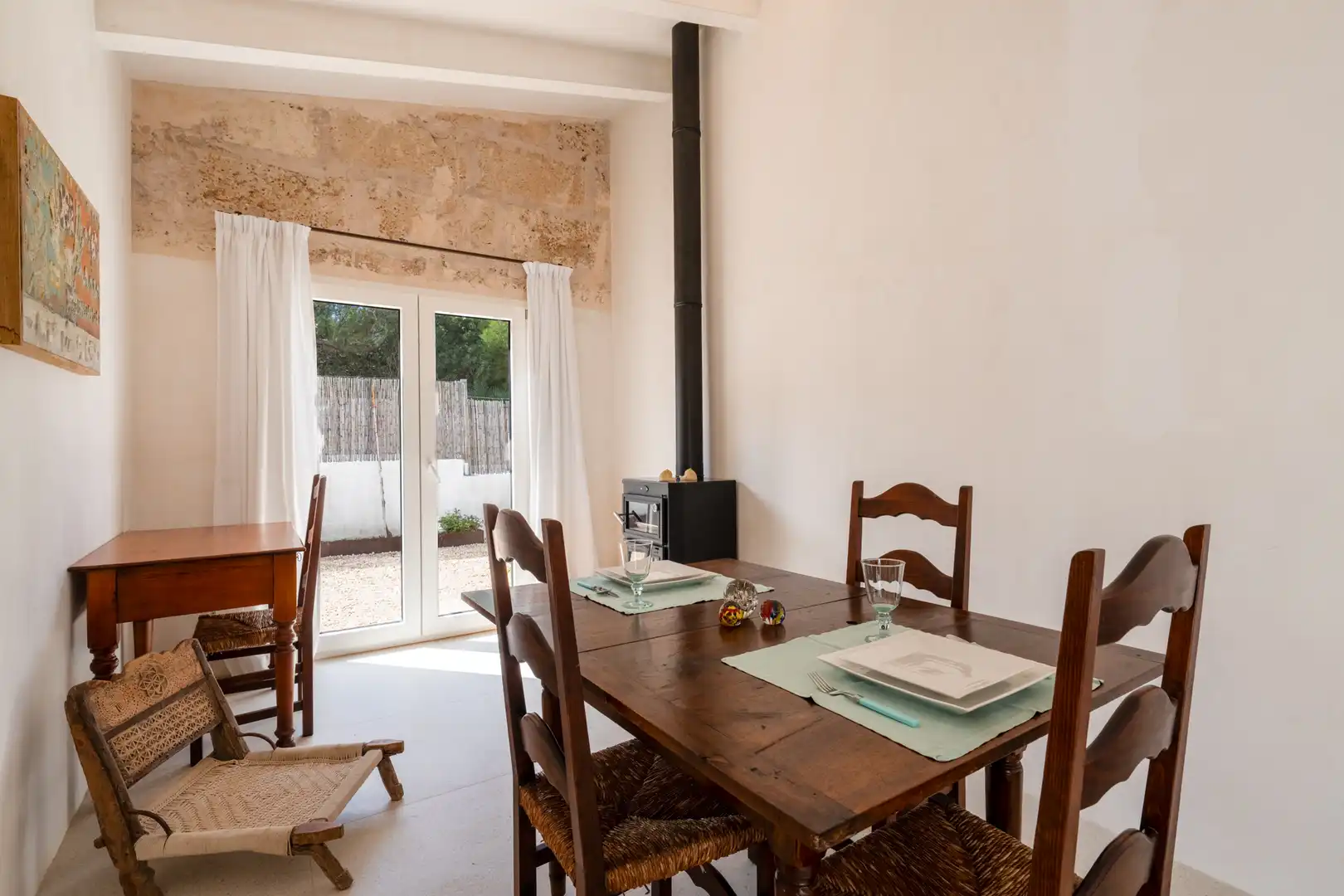 Dining room of Country homes for sale in Artà  with Air Conditioner, Heating and Storage room