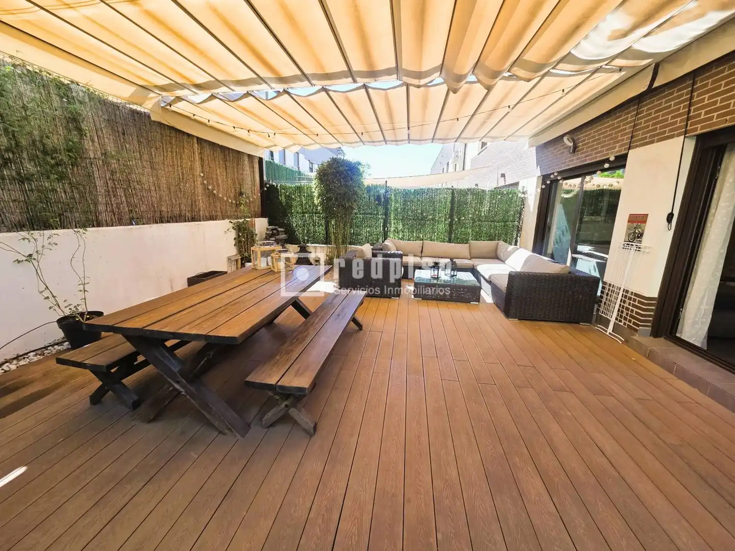 Terraza de Casa o chalet en venta en Rivas-Vaciamadrid con Aire acondicionado, Calefacción y Jardín privado