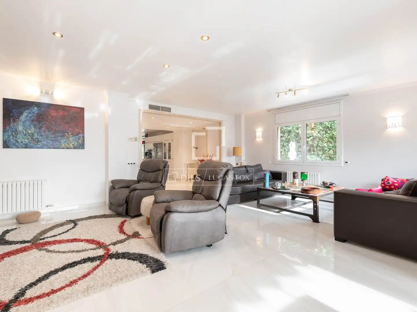 Living room of Houses for rent in Castelldefels  with Air Conditioner, Heating and Private garden