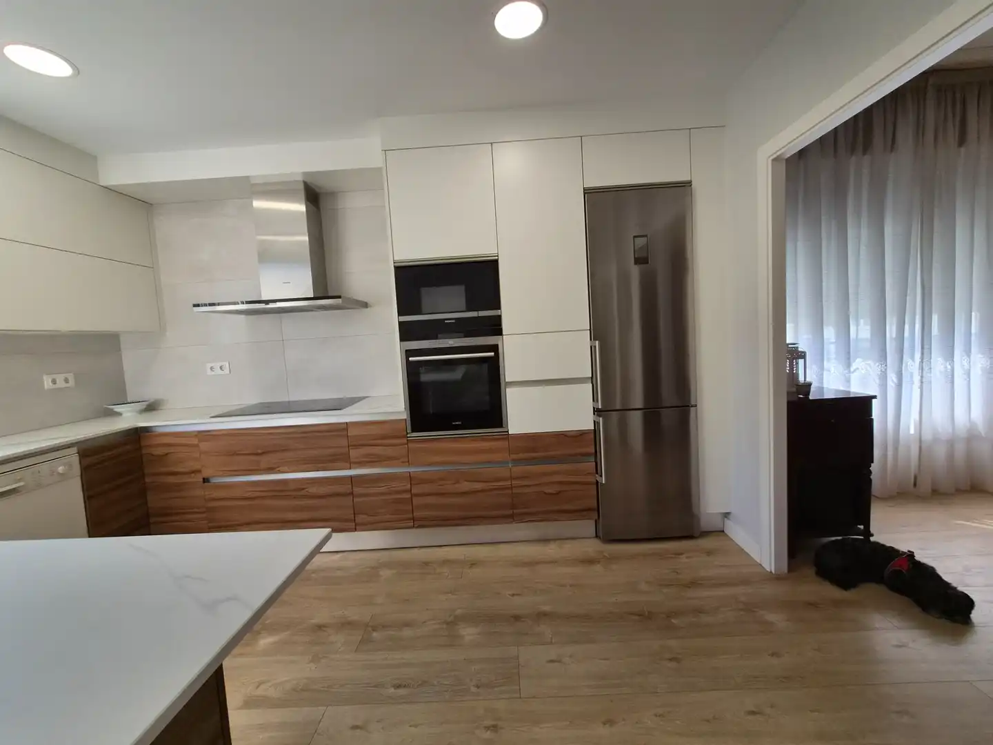 Cocina de Casa o chalet en venta en Oleiros con Calefacción, Jardín privado y Parquet