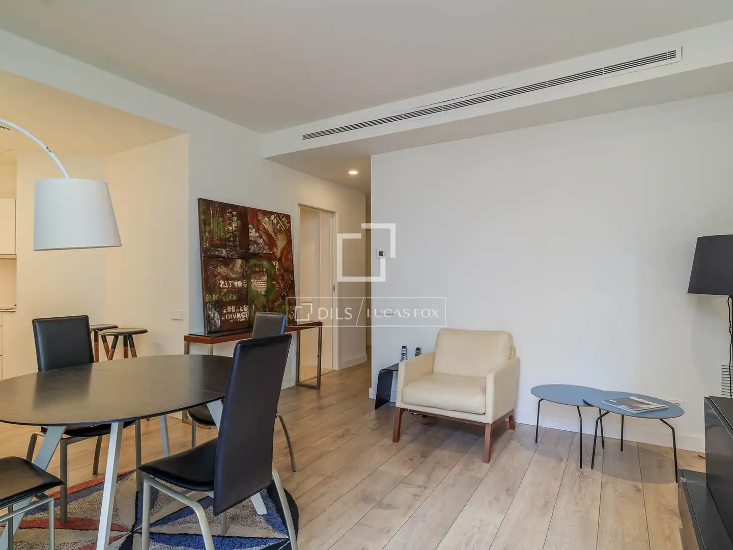 Living room of Flat for sale in Barcelona  with Air Conditioner, Heating and Parquet flooring