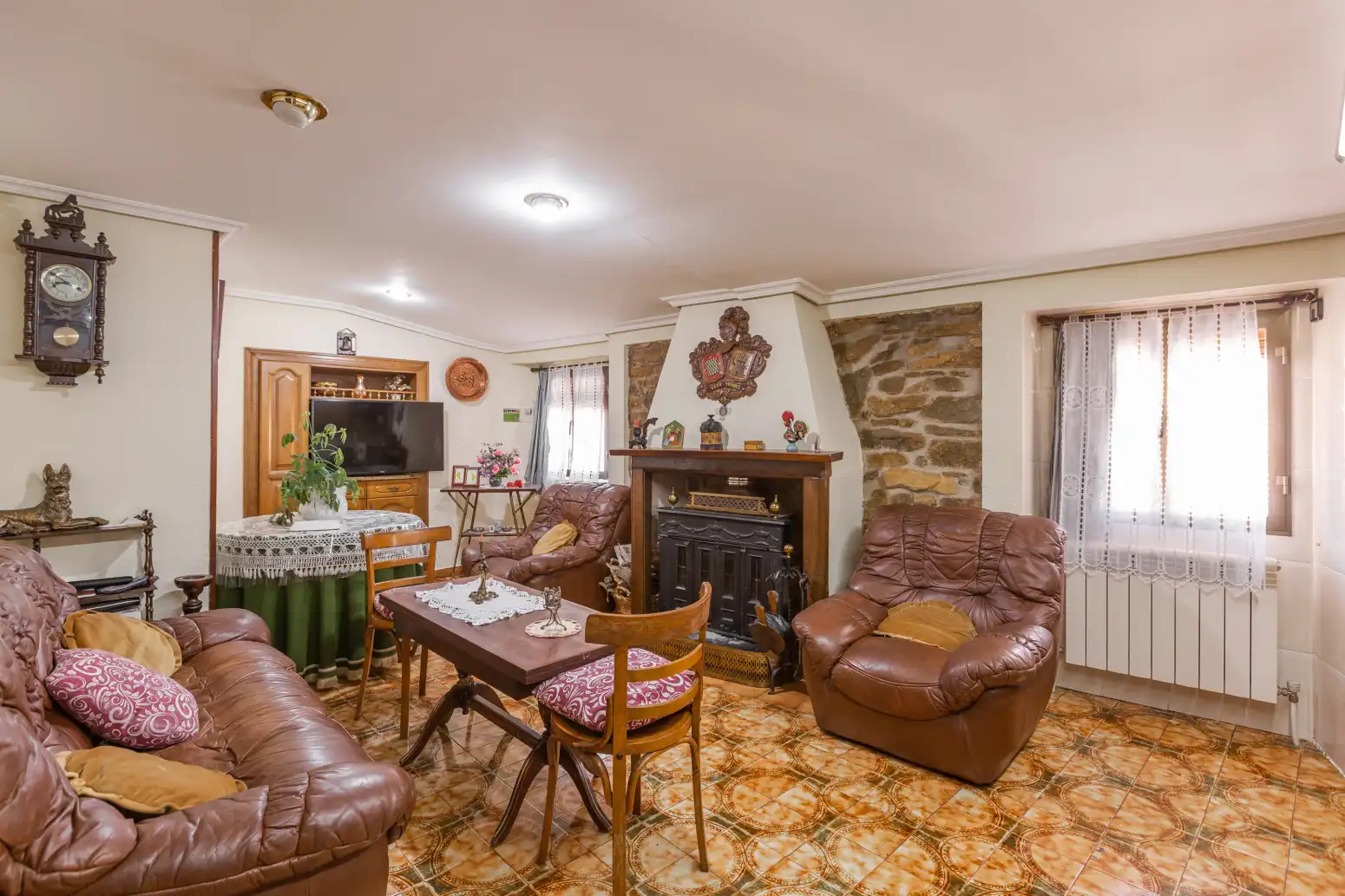 Sala de estar de Casa o chalet en venta en Galar con Calefacción, Jardín privado y Parquet