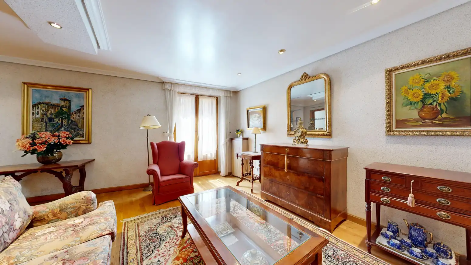 Sala de estar de Piso en venta en Tafalla con Calefacción y Balcón