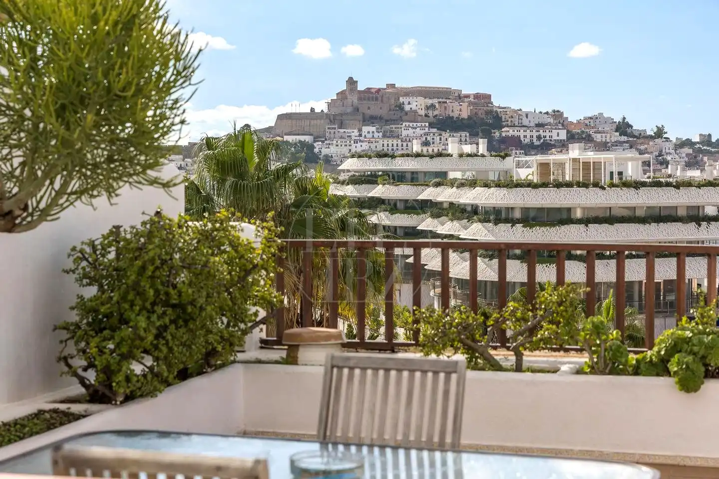 Terrasse von Dachboden zur Miete in Eivissa mit Terrasse, Möbliert und Internet