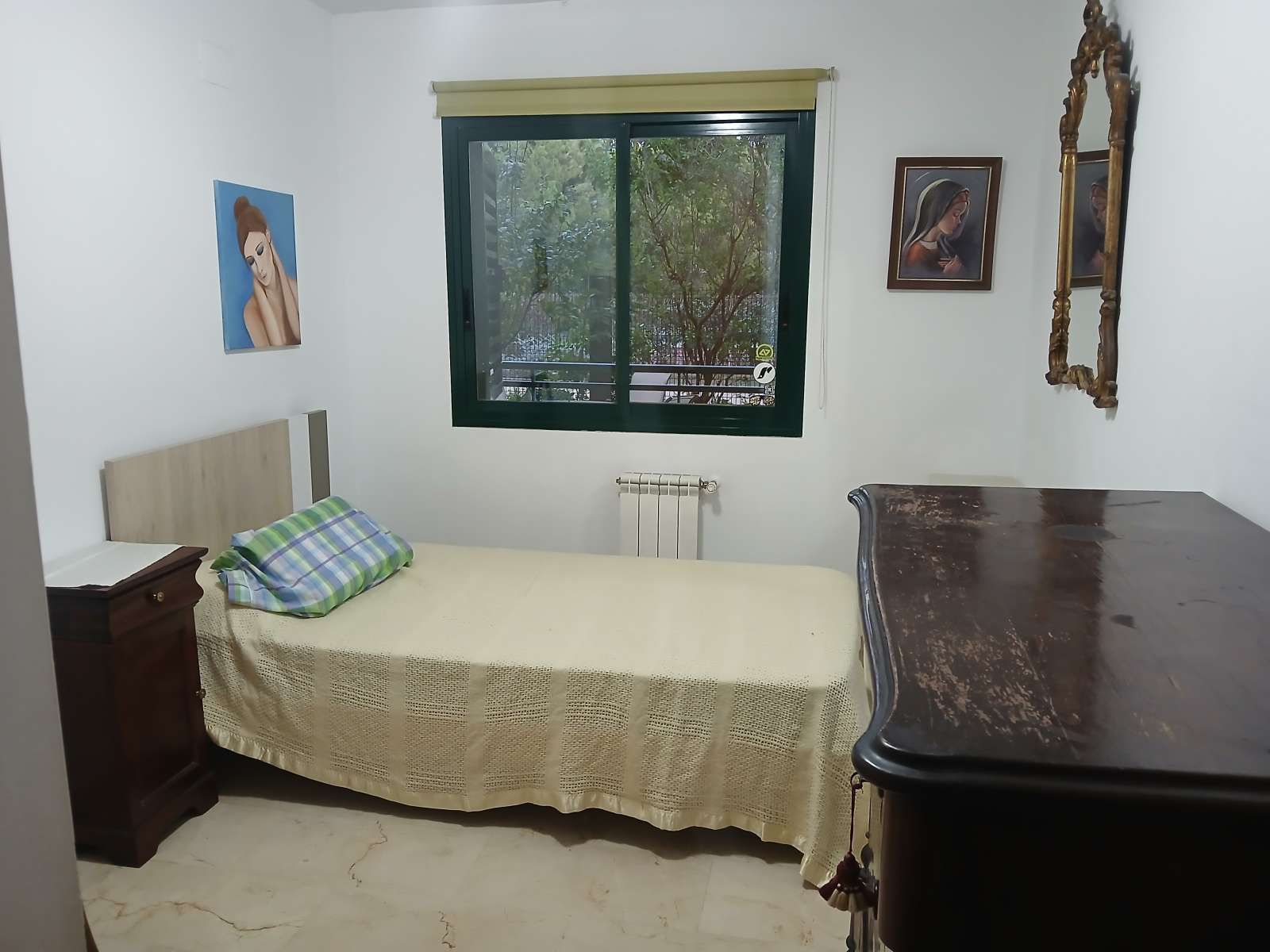 Bedroom of Flat to share in  Palma de Mallorca  with Air Conditioner and Terrace