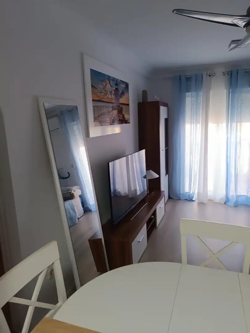 Living room of Flat for rent in Cartagena  with Air Conditioner, Heating and Parquet flooring