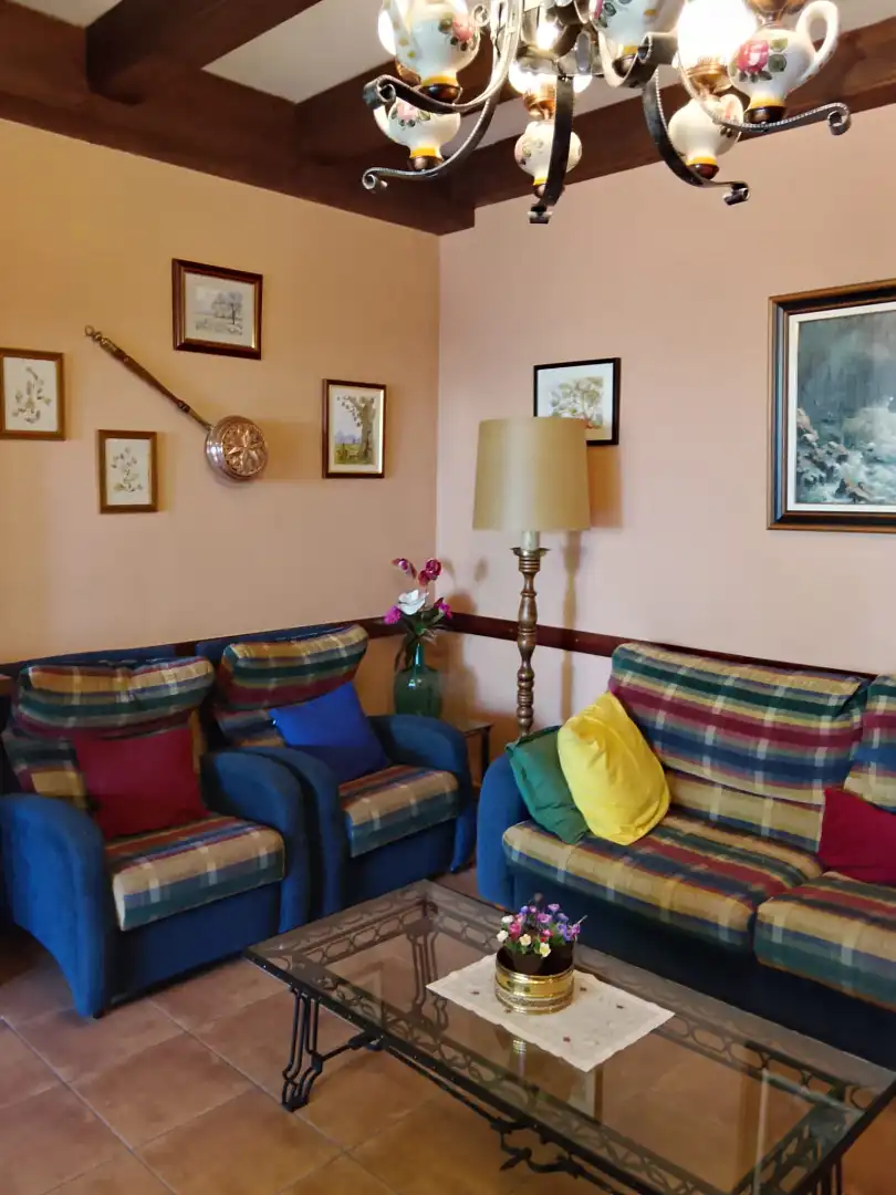 Living room of Houses for sale in Berga  with Heating, Private garden and Parquet flooring