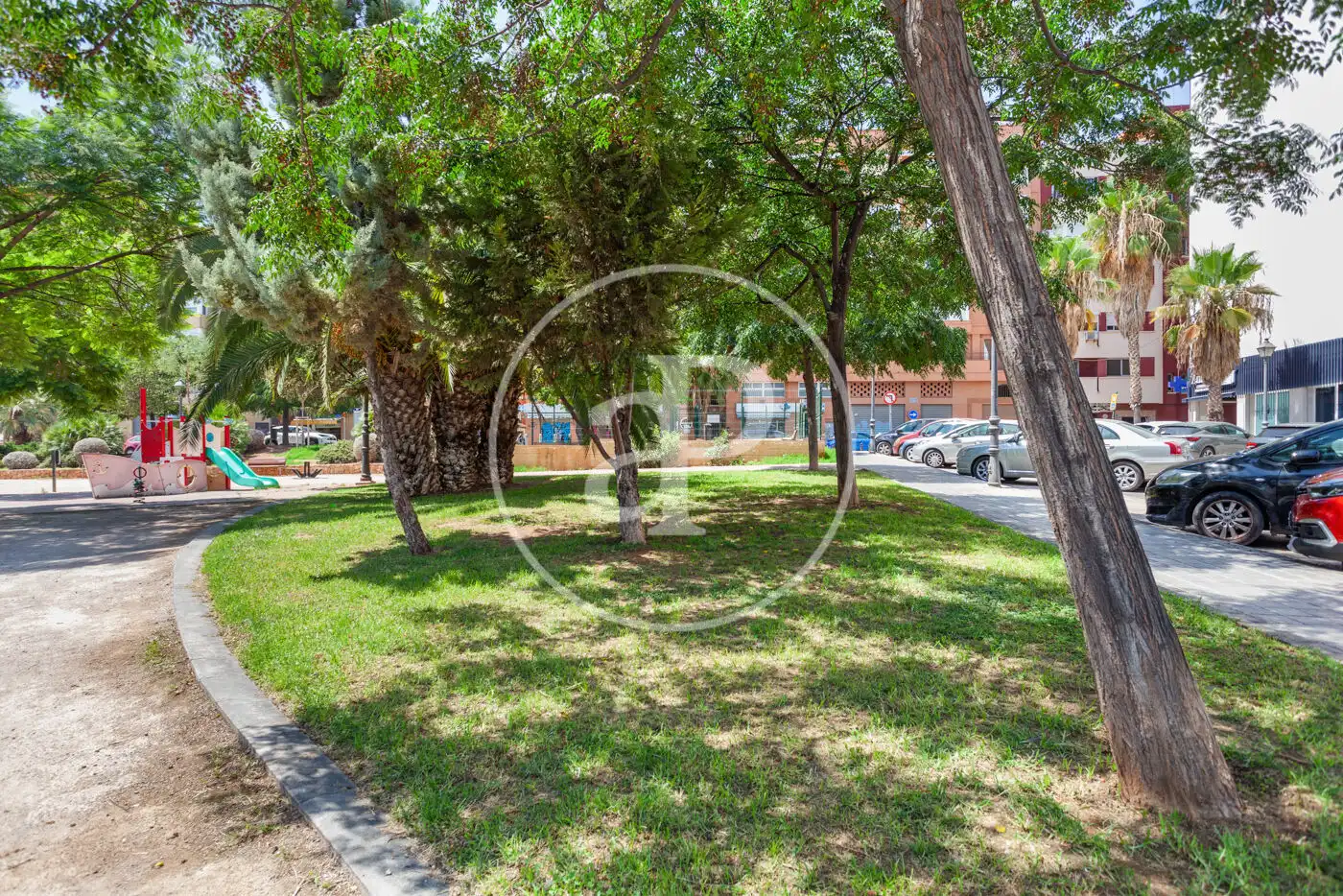 Außenansicht von Wohnung zur Miete in Valencia mit Klimaanlage, Heizung und Möbliert