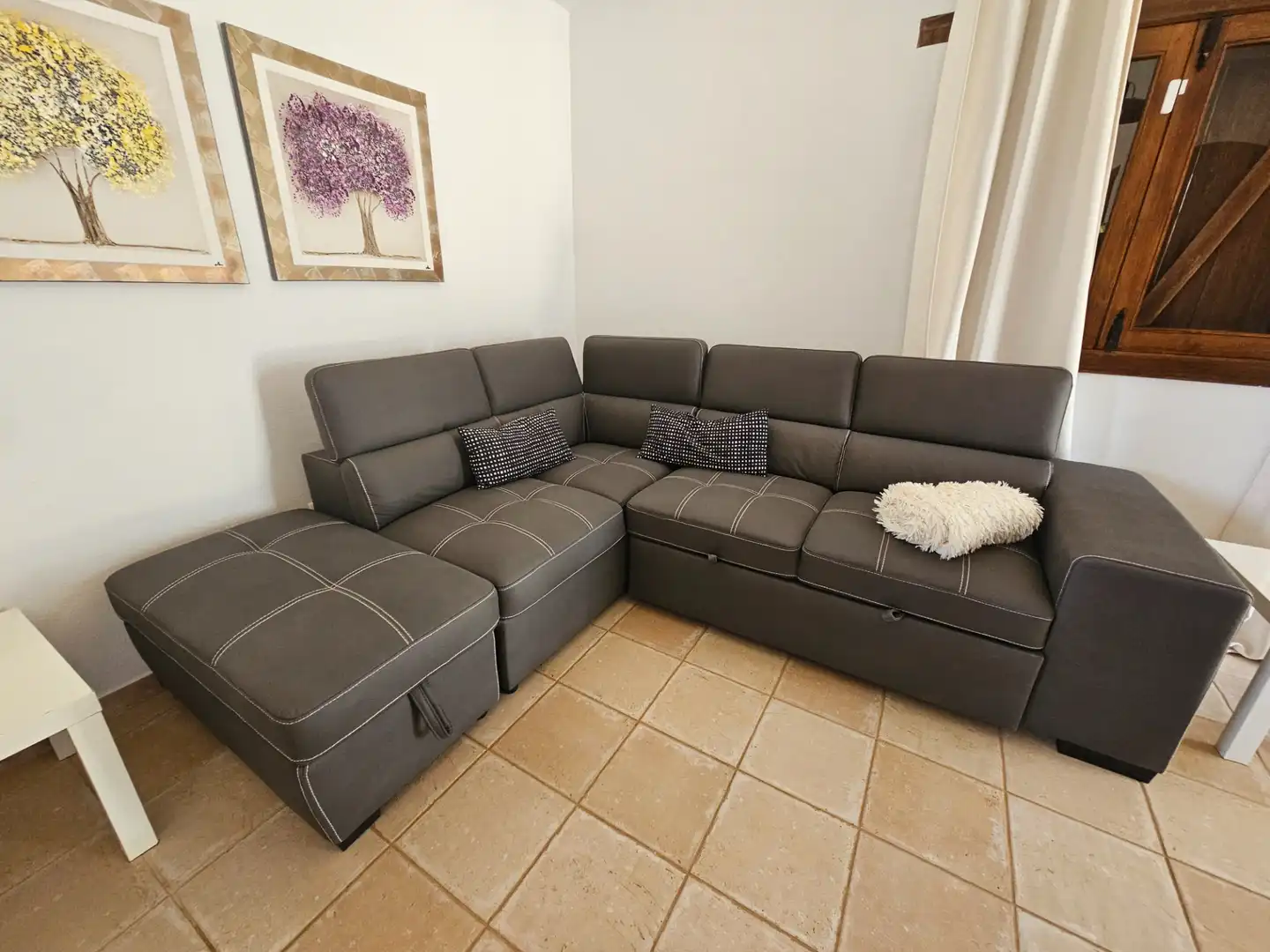 Sala d'estar de Casa o xalet en venda en Tuineje amb Jardí privat, Terrassa i Traster