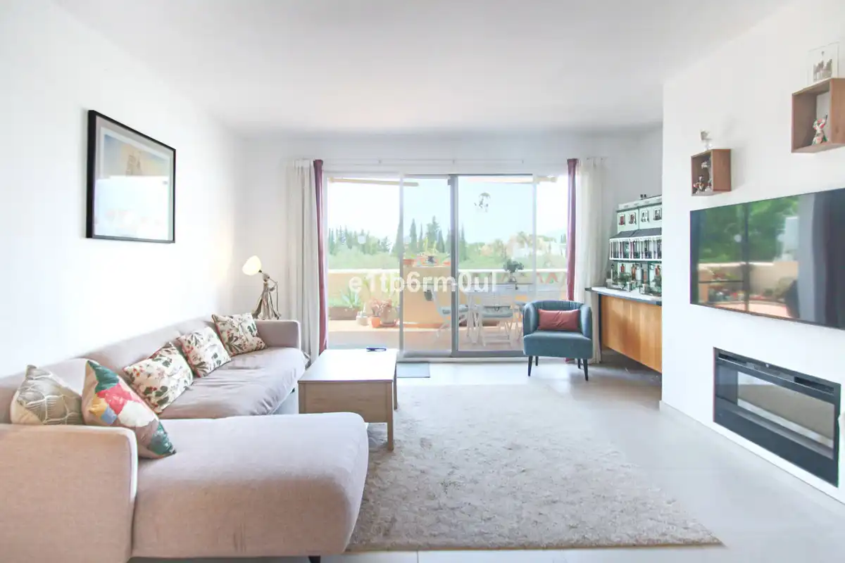 Living room of Attic for sale in Marbella  with Air Conditioner