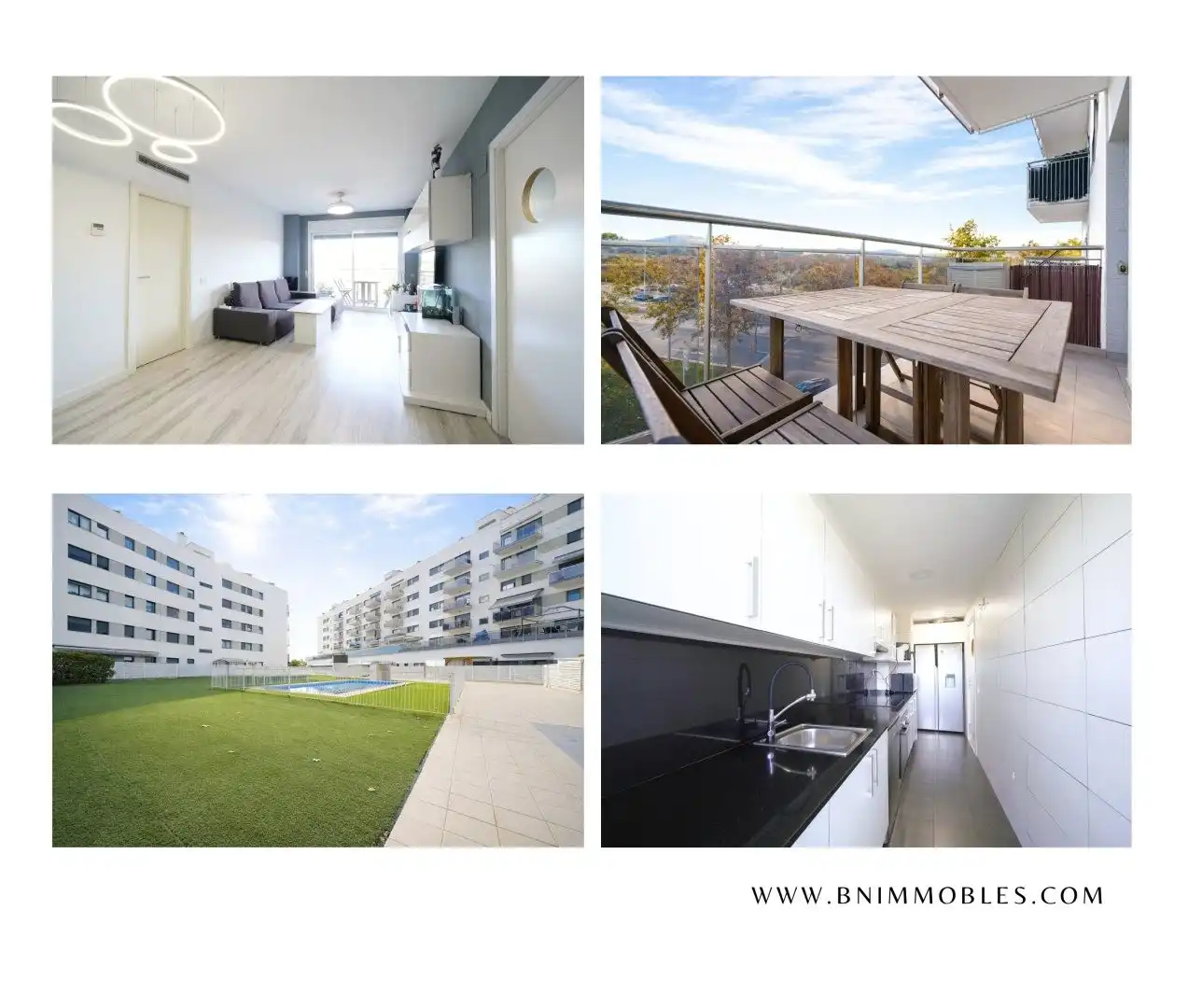 Exterior view of Flat for sale in Sabadell  with Air Conditioner, Heating and Swimming Pool