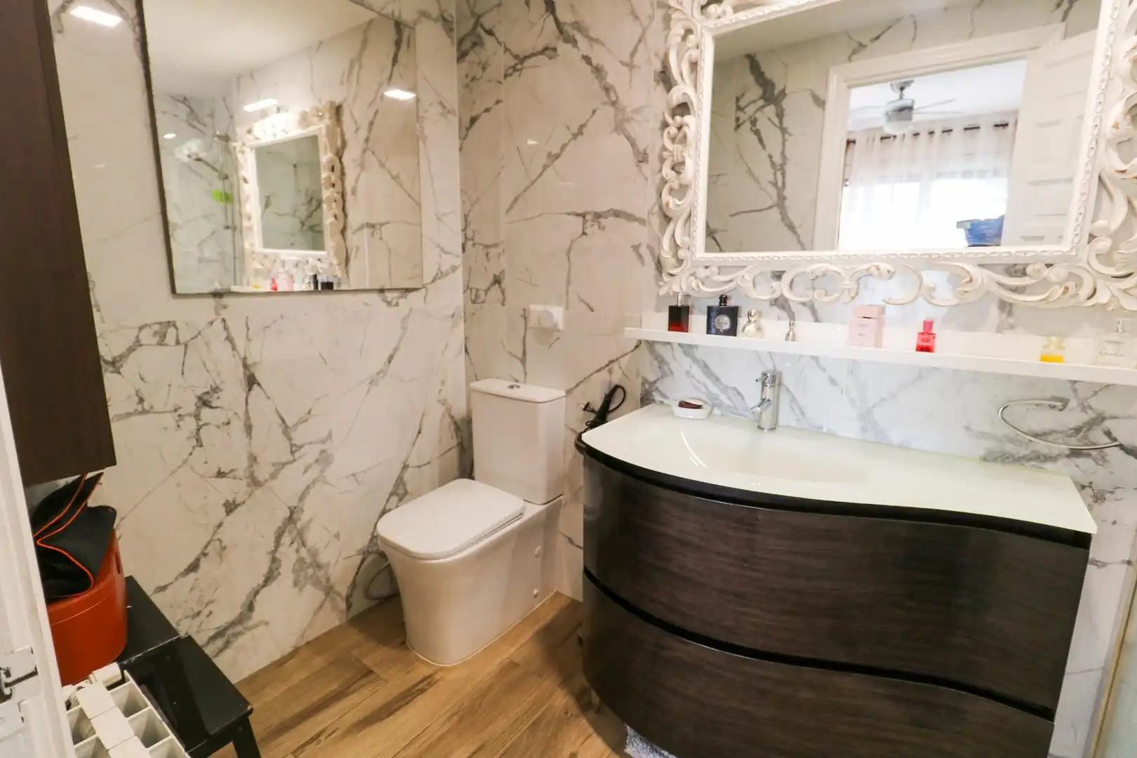 Baño de Casa o chalet de alquiler en Calafell con Aire acondicionado, Parquet y Terraza