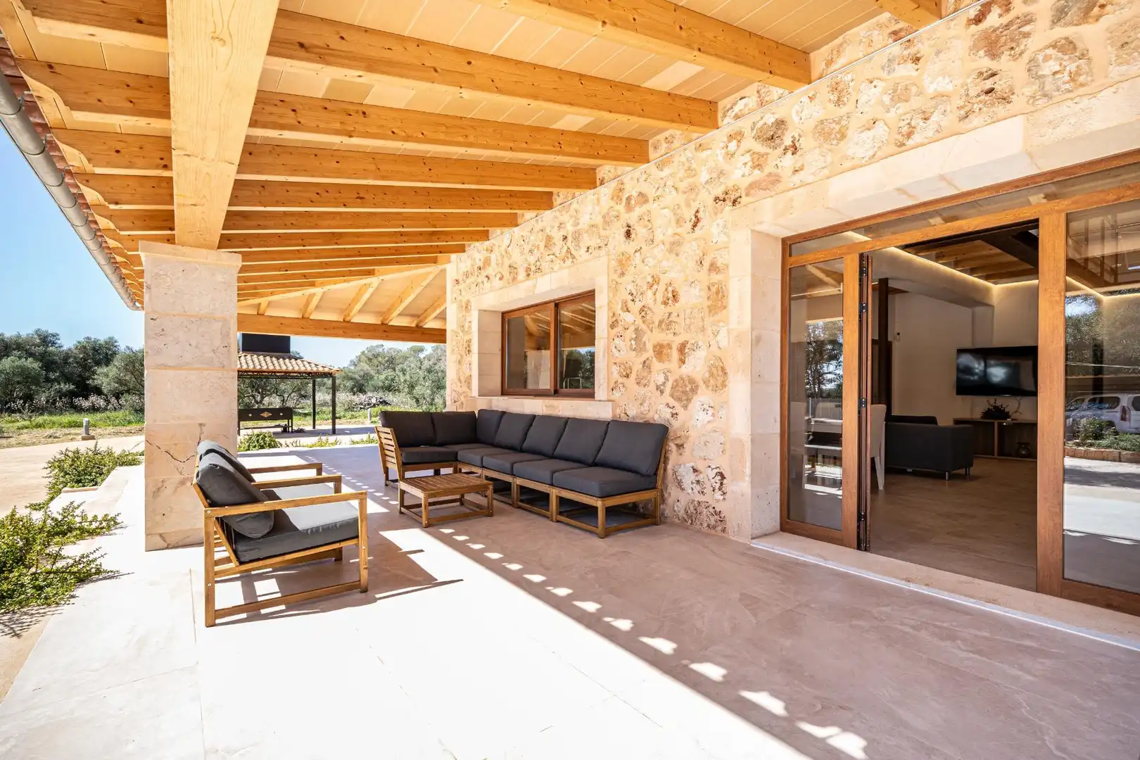 Terraza de Finca rústica de alquiler en Llucmajor