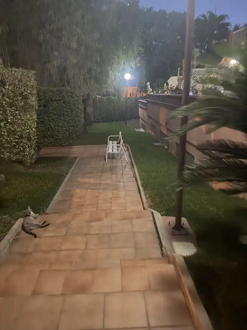 Terrasse von Wohnungen zur Miete in Mazarrón mit Klimaanlage, Privatgarten und Parkett