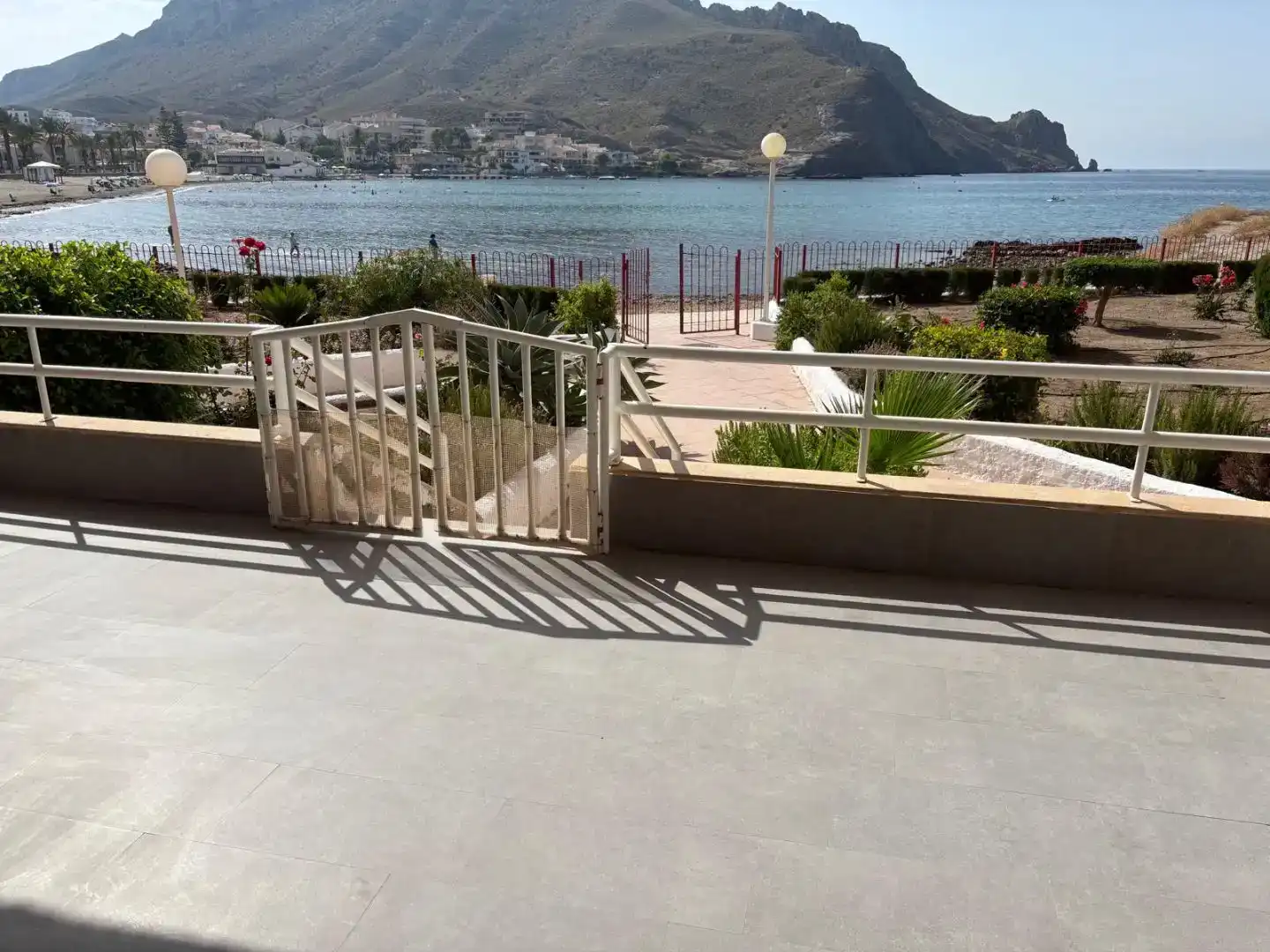 Terrasse von Erdgeschoss zur Miete in Águilas mit Klimaanlage und Möbliert