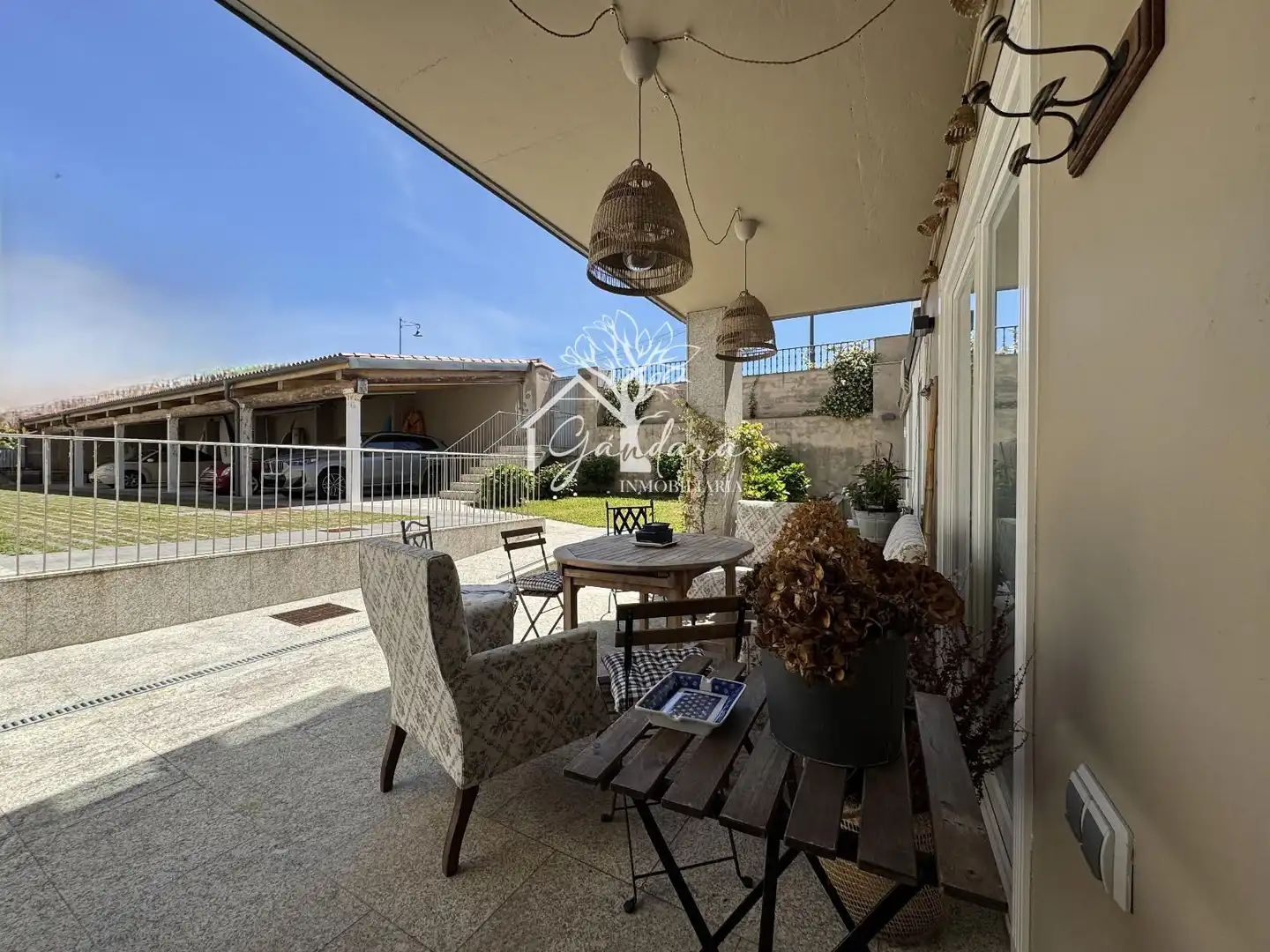Terrasse von Wohnung zum Verkauf in Ares mit Heizung, Terrasse und Ofen