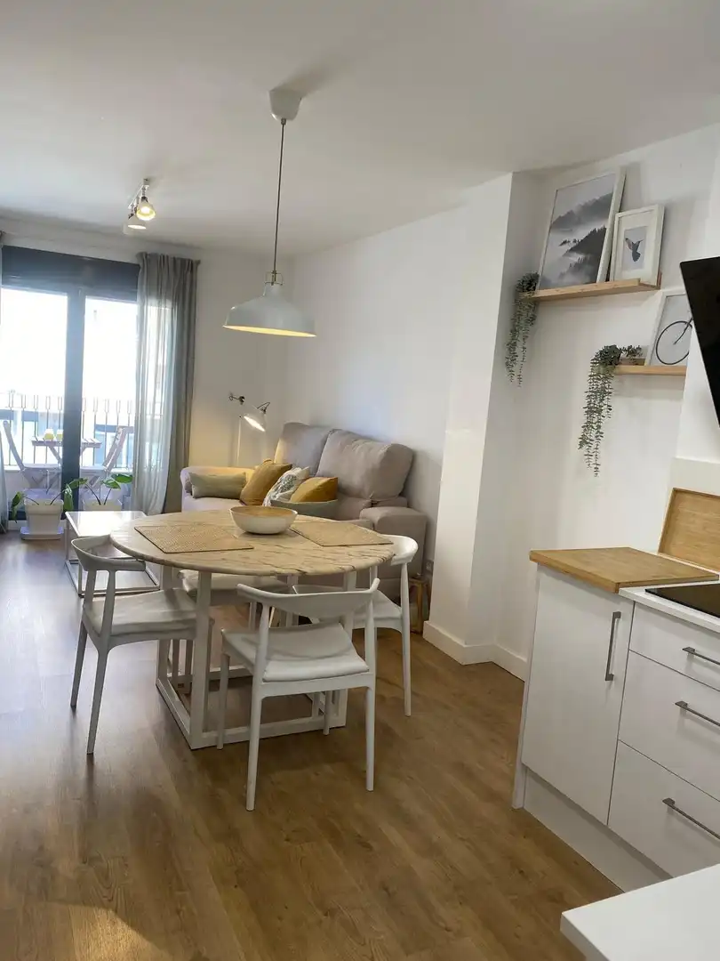 Sala d'estar de Apartament de lloguer en Mislata amb Aire condicionat, Calefacció i Parquet