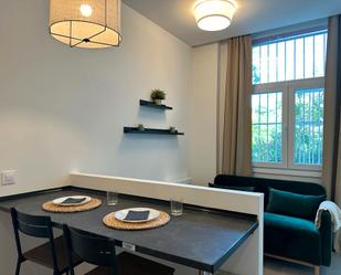 Dining room of Flat to rent in  Madrid Capital  with Heating, Furnished and Washing machine