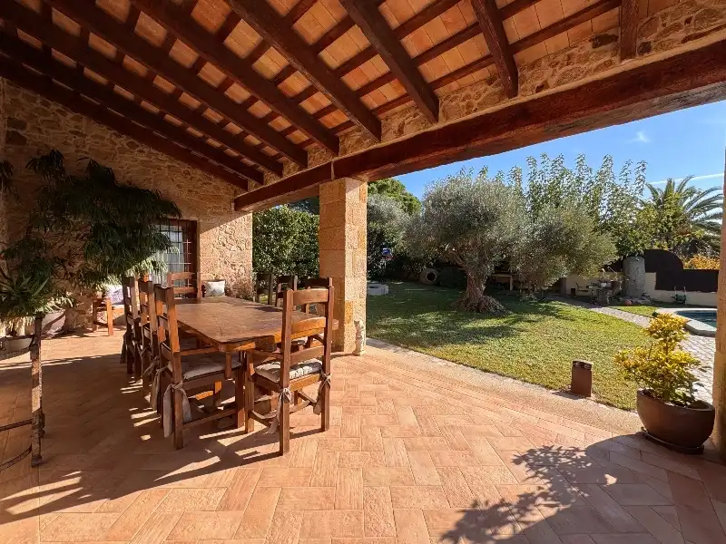 Garden of Houses for sale in Sant Feliu de Guíxols  with Air Conditioner, Heating and Private garden