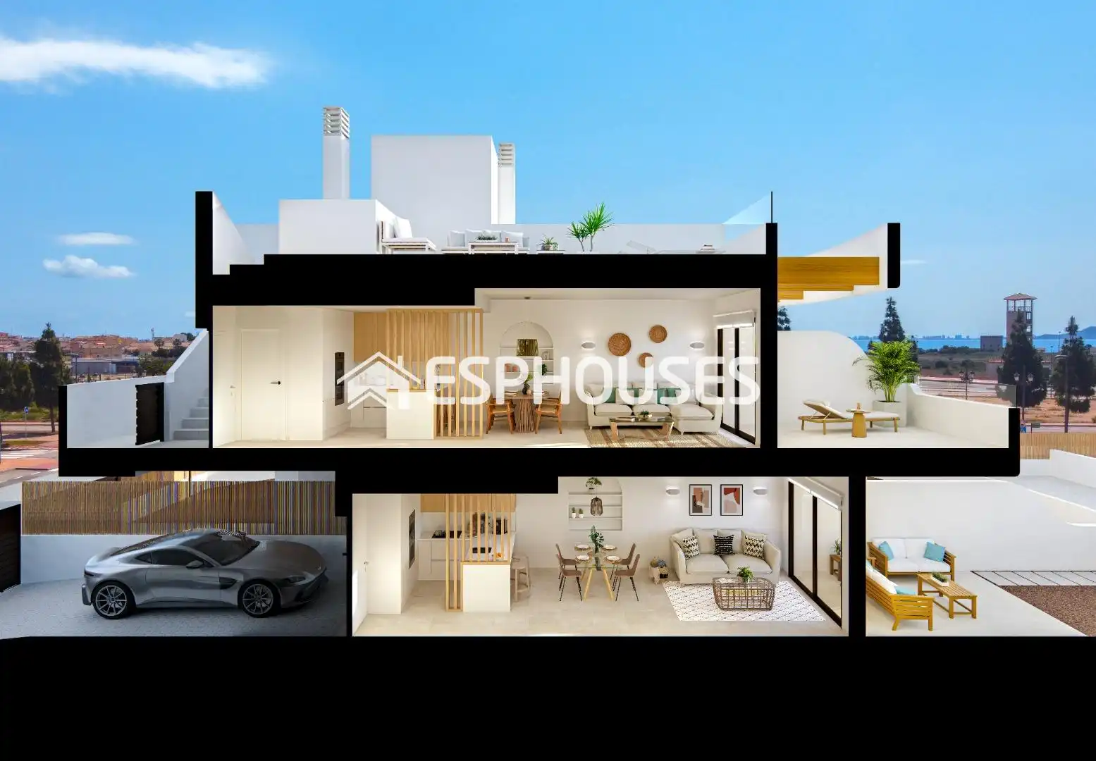 Bungalow con terraza en venta en Las Lomas de Rame - Bahía Bella, imagen 7