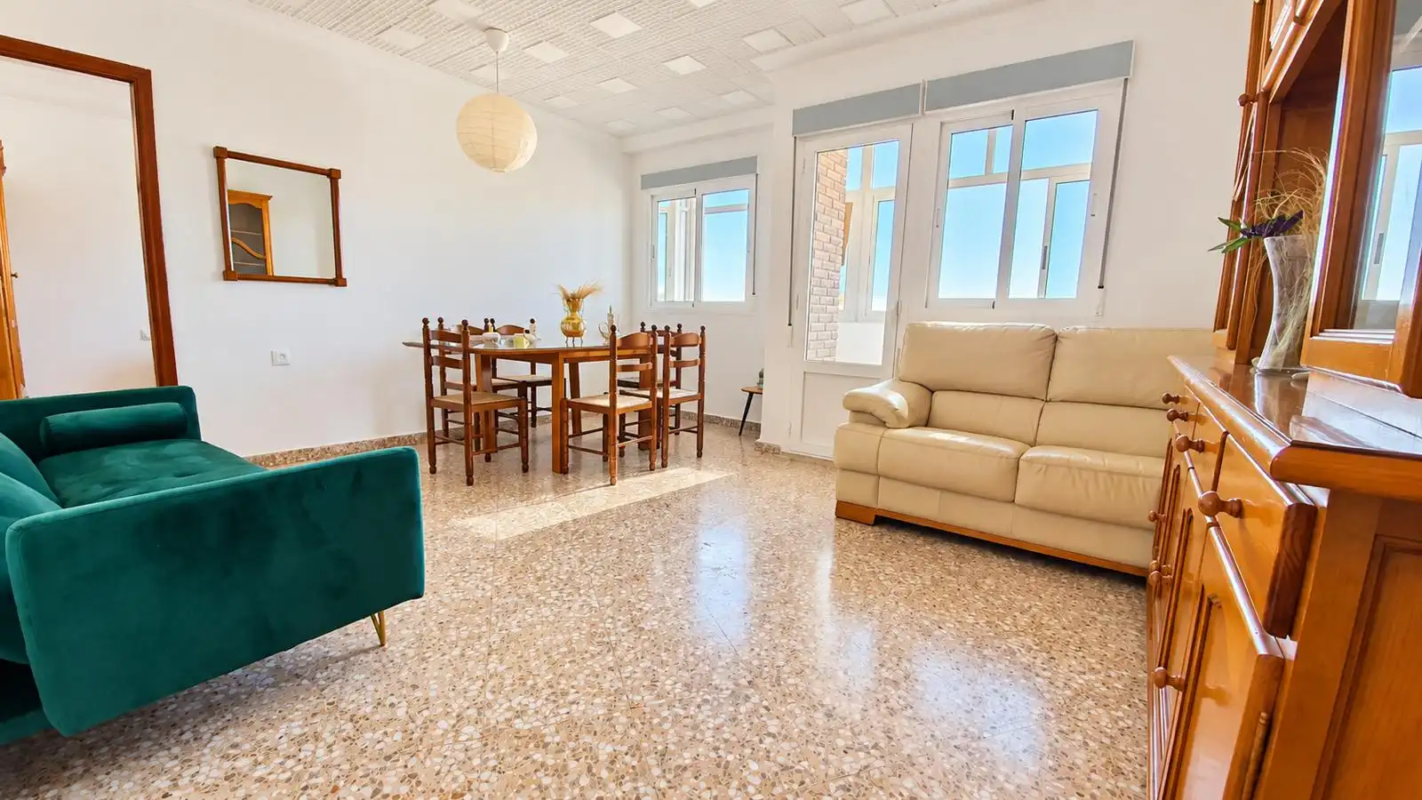 Sala de estar de Piso en venta en Cartagena con Amueblado, Horno y Lavadora