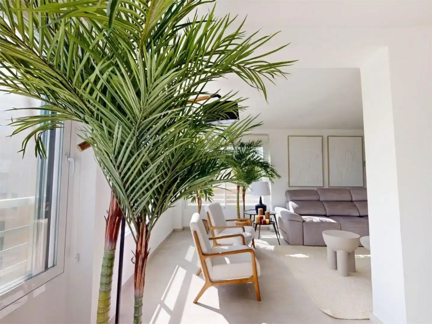 Sala d'estar de Apartament de lloguer en Poble Nou - Montiboli