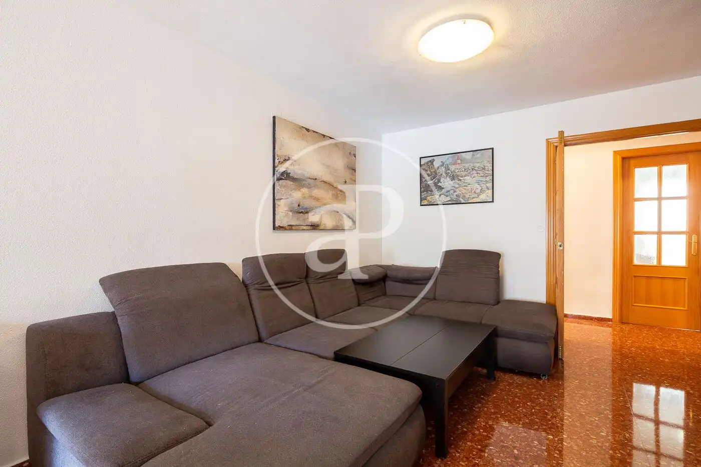 Sala de estar de Piso de alquiler en Valencia con Aire acondicionado, Calefacción y Amueblado