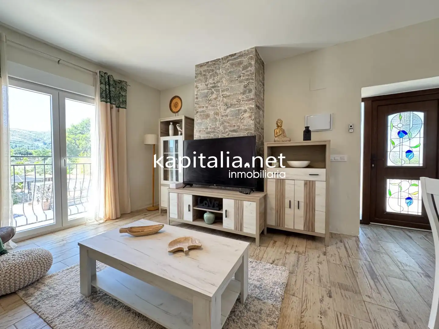 Sala de estar de Apartamento de alquiler en Ontinyent con Aire acondicionado, Calefacción y Piscina
